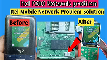 Itel p200 network problem : itel Mobile network problem solution #gt961