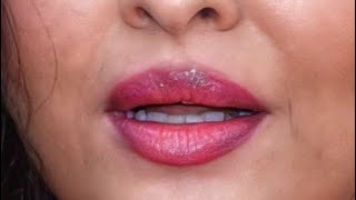 Beautiful Indian Actress Aishwarya Rai Bachchan Beautiful Hot Lips Unseen Closeup Video