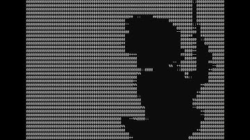 bad apple ascii made with python