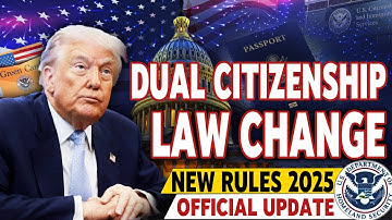 ⚠️ IMPORTANT Dual Citizenship Alert | October 2025 Law Update | What You Must Know