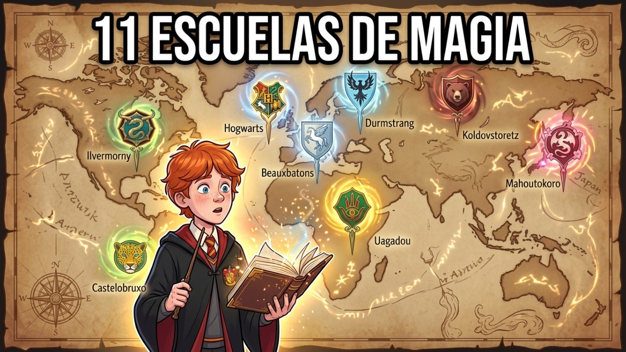 11 Escuelas Mágicas De Harry Potter EXPLICADAS En Detalle