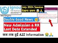 🥳🎊Double Good News | Ignou Re Registration Last Date Extended Ignou New Admission Last Date Extended