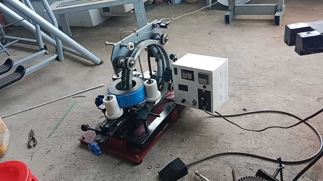 Chạy thử máy quấn biến áp xuyến p1