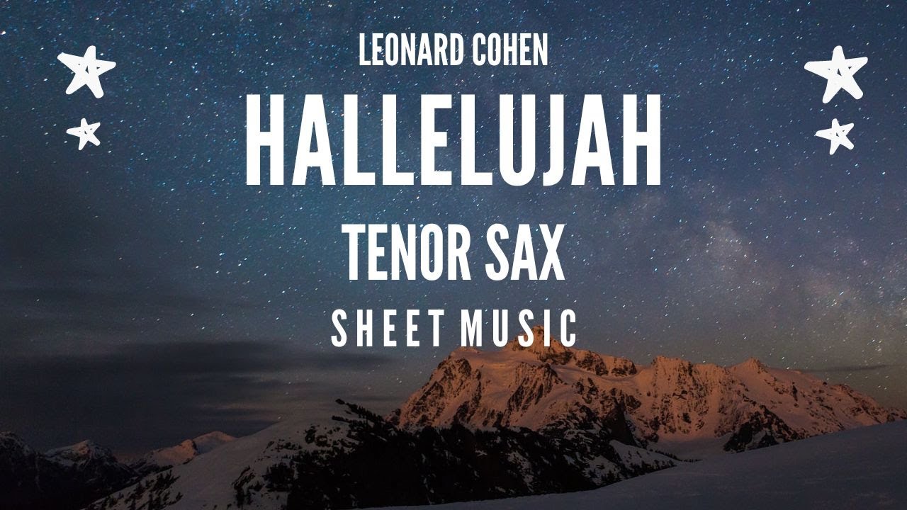 Hallelujah Tenor Sax Sheet Music YouTube