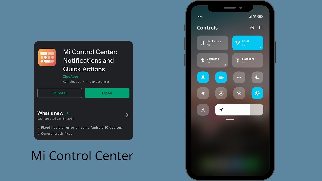 Mi Control Center, talvez um dos Melhores apps de Personalização - YouTube