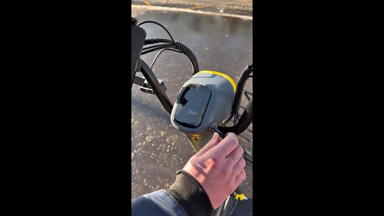 Звуки электровелосипеда Minako Uno — ASMR включаем и готовим к поездке