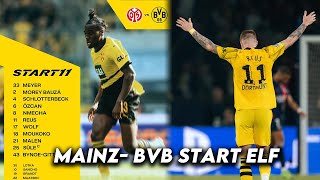 Mainz - Borussia Dortmund 3-0 Start Elf Bundesliga 2024