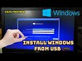 How to Install Windows 10 from USB | Windows 10 Installation Step by Step in 2025