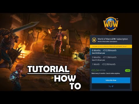 World of Warcraft Detal + Klasyczny Tutorial | Jak anulować subskrypcję | Jak kupować czas gry!