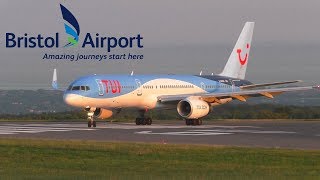 RUSH HOUR AT BRISTOL AIRPORT - 6AM First Wave Early Morning Departures & Arrivals, 24th August 2019