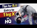 【Tips for BJJ】 ヘッドクォーターポジションに対しての1レッグXエントリー - Entry to 1LX vs. HQ
