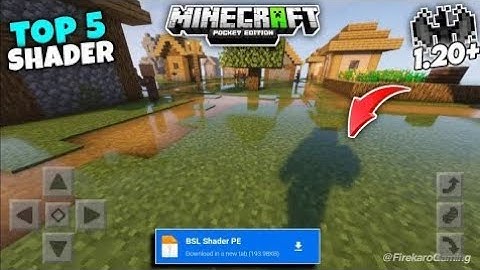 Top 5 Best Shaders For Minecraft Pe 1.20 Render Dragon | Shaders For Minecraft @firekarogaming
