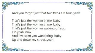 Céline Dion - That's Just the Woman in Me DVD Lyrics