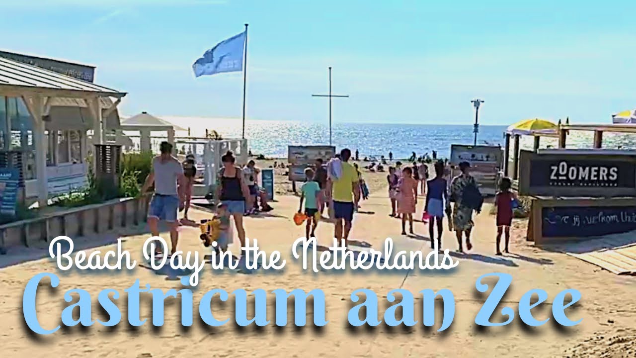 CASTRICUM AAN ZEE, Netherlands | Summer Holiday Beach Walk - YouTube