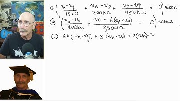 EEP Electrical Networks Chapter 5 Problem 5 Video 1 Non Ideal Op Amp Inverter Analysis and Compare
