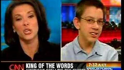 Kiran Chetry CNN Spelling Champ interview