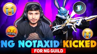 Finally@notaxidyt Kicked For NG Guild 📈🥵Aimbot Hacker😱🤯On Nonstop Live Stream 🤖👾 Garena Free Fire🔥