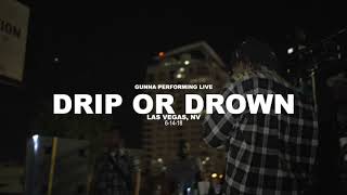 Gunna Performing’Drip or Drown’ Live In Las Vegas on His 25th Birthday