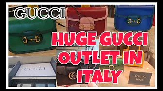 GUCCI HUGE LUXURY OUTLET IN ITALY | THE MALL FIRENZE | BIGGEST OUTLET I'VE EVER SEEN