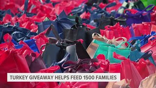 Turkey Giveaway helps feed 1,500 families