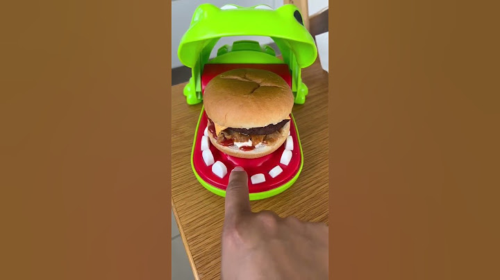 Don't get crocodile burger #satisfying #toy #youtubeshorts #burger