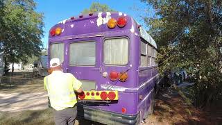 HUGE WRECKER recovers a METH LAB ABANDONED BUS!