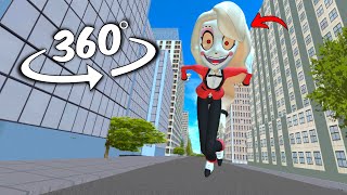 Charlie from Hazbin Hotel chase you But it's 360 degree video #3