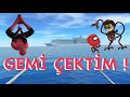 ÖRÜMCEK ADAM  ( Spiderman ) OLUP GEMİ ÇEKMEYİ DENEDİM !