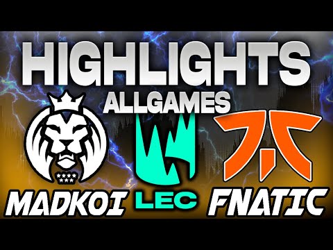 MAD LIONS KOI VS FNATIC ALLGAMES HIGHLIGHTS LEC 2024 SEASON FINALS PLAYOFFS - LEAGUE OF LEGENDS
