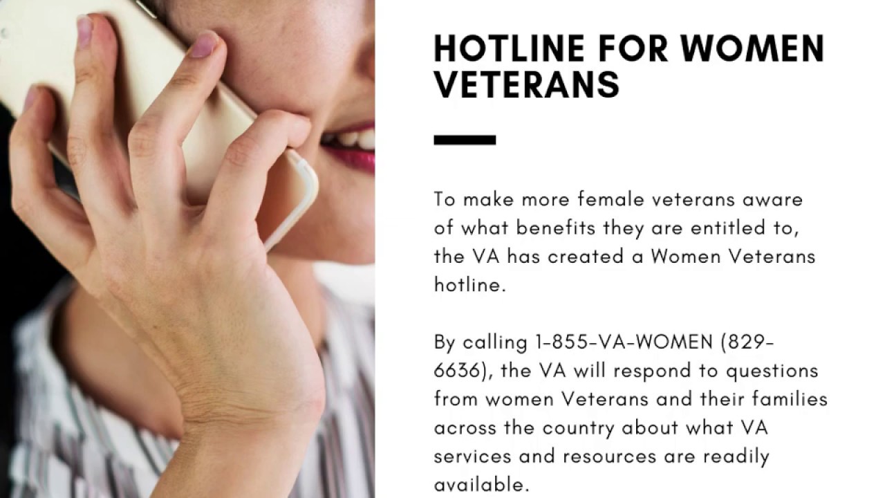Benefits and Programs for Female Veterans | Michael G  Sheppard