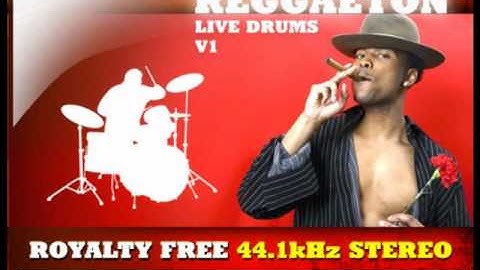 Reggae Drum Loops - Reggaeton Drum Loops Live  V1