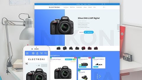 Electroni PrestaShop Theme #58386
