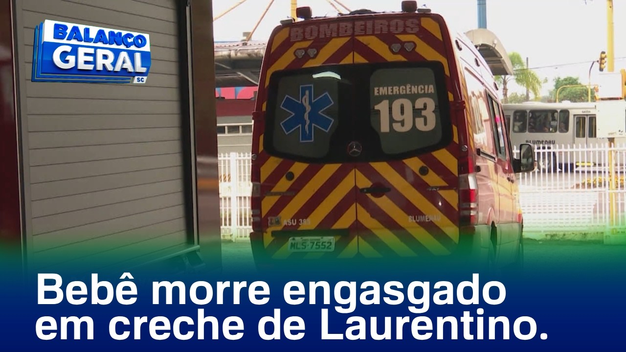 Bebê de um ano e sete meses morre engasgado em creche de Laurentino
