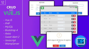 12/12 - CRUD con Vue.JS - Fin del Proyecto y link de descarga