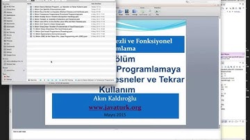 Java ile Nesne Merkezli ve Fonksiyonel Programlama  - 1.  Oturum