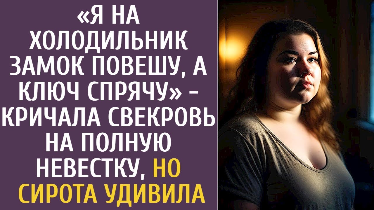 "Я на холодильник замок повешу, а ключ спрячу" - кричала свекровь на ...