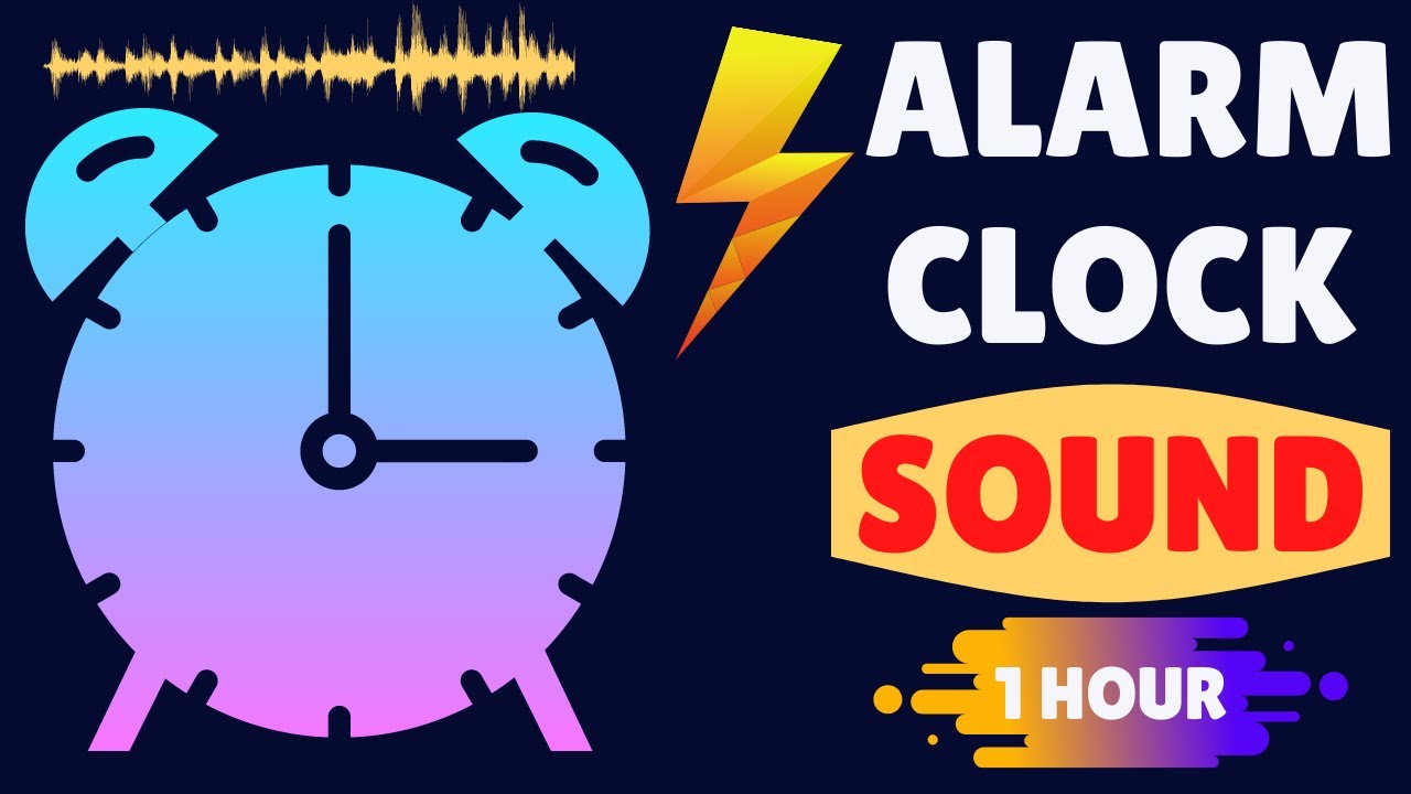 Alarm Clock Ringing Sound🎧 Loud Alarm Clock Sound Effect (1 Hour) YouTube