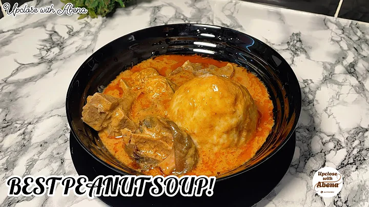 The BEST Ghanaian Peanut Butter Soup Recipe| How to Make Authentic Groundnut Soup