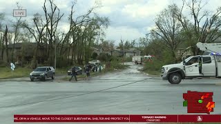 Surveying the aftermath of tornadoes in Nebraska