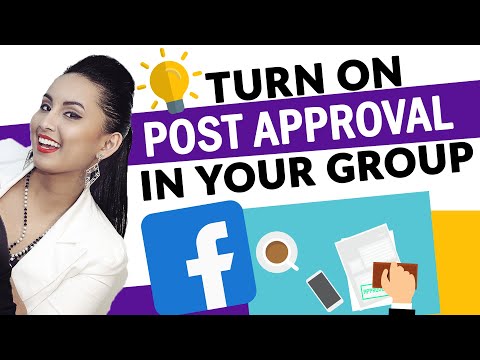 Facebook Groups How to Turn on Post Approval 2020 // Step by Step Tutorial