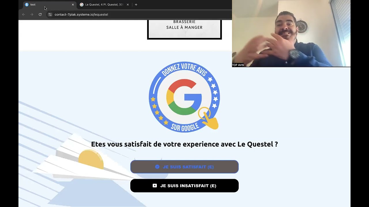 vous permettre d'augmenter vos avis positifs sur google avis en évitant les avis négatifs