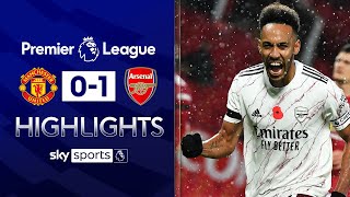 Aubameyang penalty gives Arsenal win! ✨| Manchester United 0-1 Arsenal | Premier League Highlights
