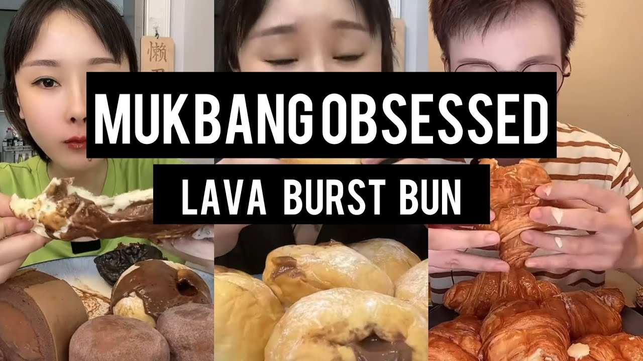 [Portrait] Mukbang ASMR | Lava Cream Bun Burst! Kwai Eating / Kwai Mukbang