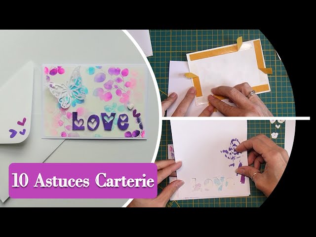 Scrapbooking Carterie tutoriels français – Rhodoïd (recyclage) et