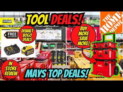 Melhores ofertas da Home Depot em maio de 2026 | Preços mais baixos em DeWalt, Milwaukee e BMSM n...