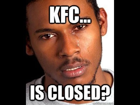 black guy at kfc