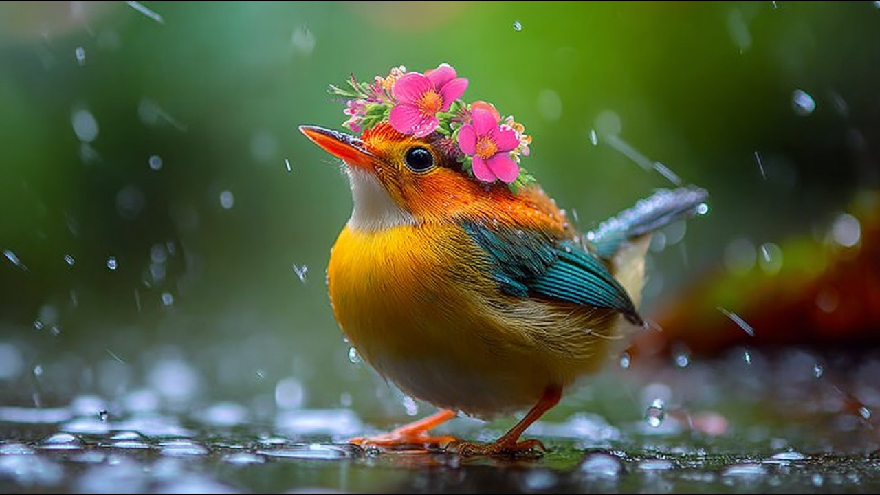 Find Your Quiet Escape with Rain & Birdsong Ambience
