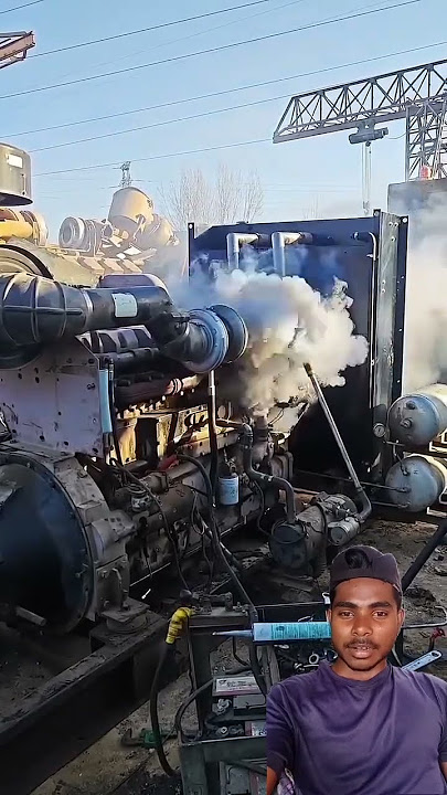 #@See why so much smoke is coming out of this engine and how #and #mechanical #vairalshort #video