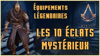 The 10 Mysterious Shards! Legendary Gear - Assassin's Creed Mirage!