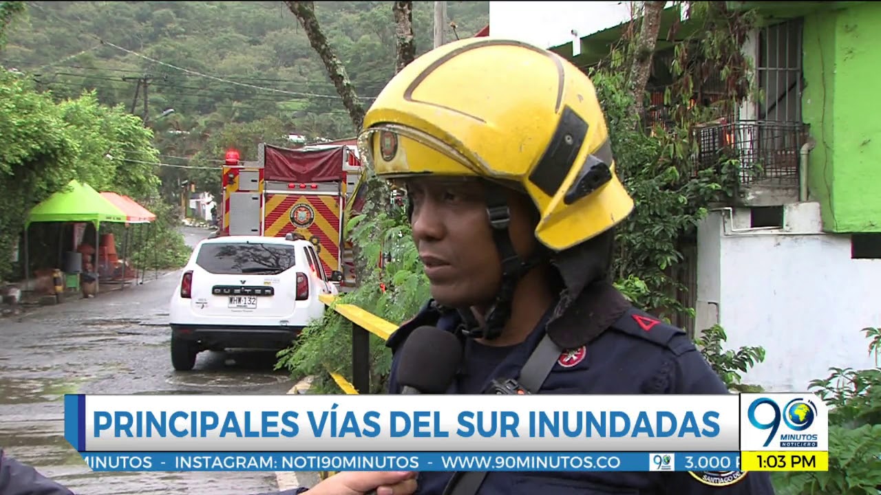 Marzo 14 2019 Congestiones e inundaciones por fuertes lluvias en Cali noticias de ultima hora